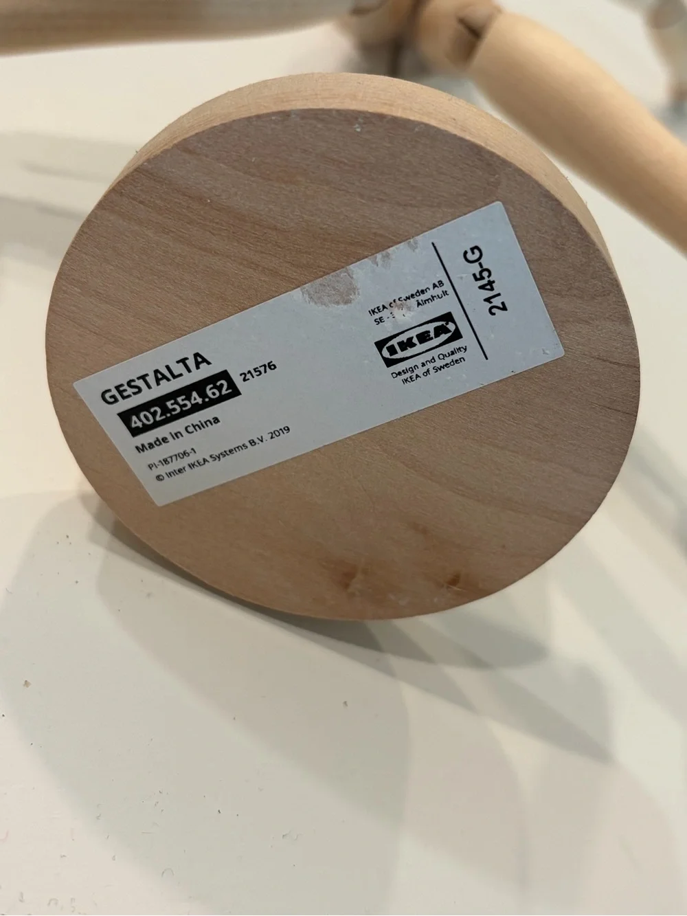 IKEA Natural Wood Artist Figure Neutral
